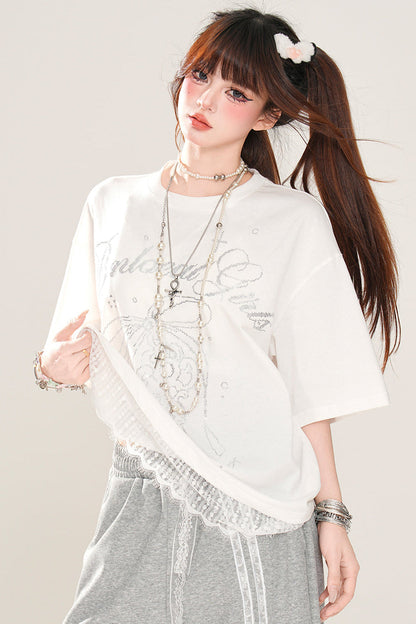 ライトトップルージュレースサブカルチャー