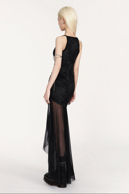 Kleid Mesh Wrap Sheer Resort