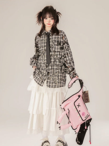 Rock Cake Lace Weiß Pure