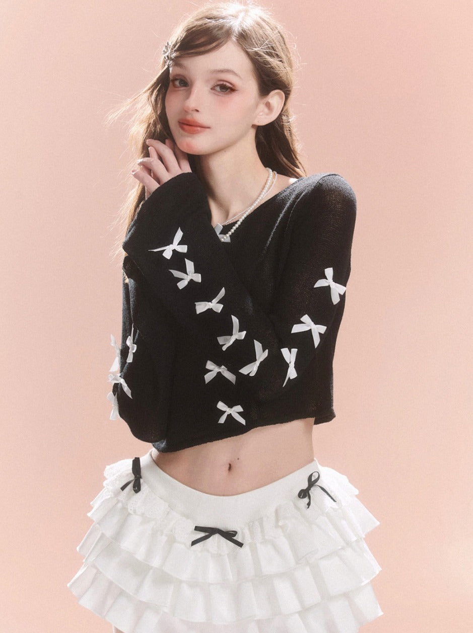 Schickes Girly Top Sweet Ribbon French