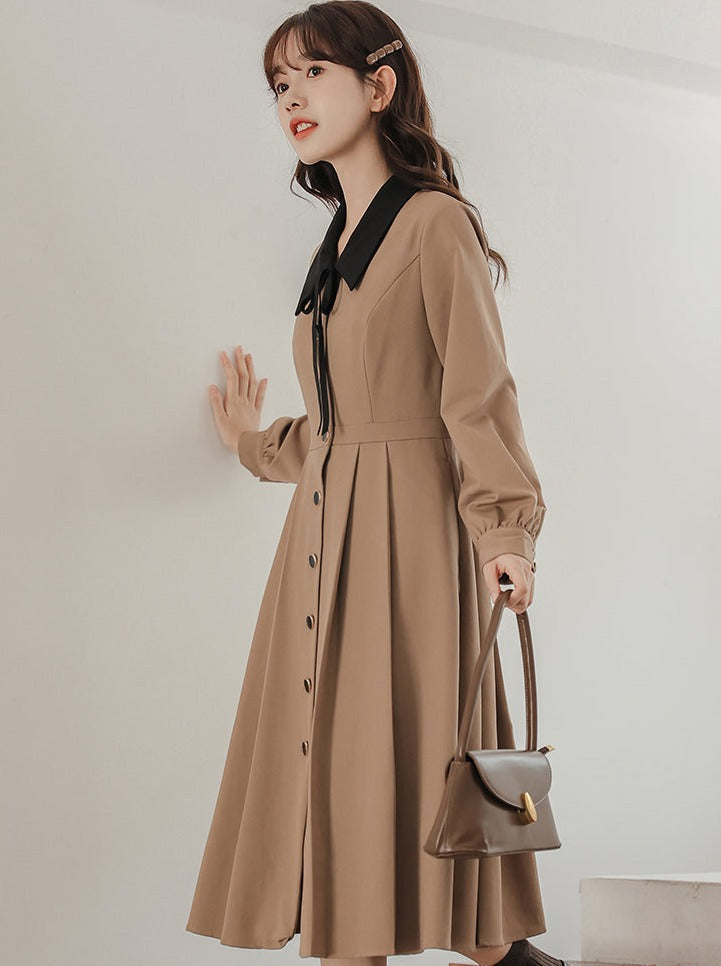 Stil Kleid Französisch Retro Shirt Girly