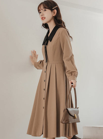 Stil Kleid Französisch Retro Shirt Girly