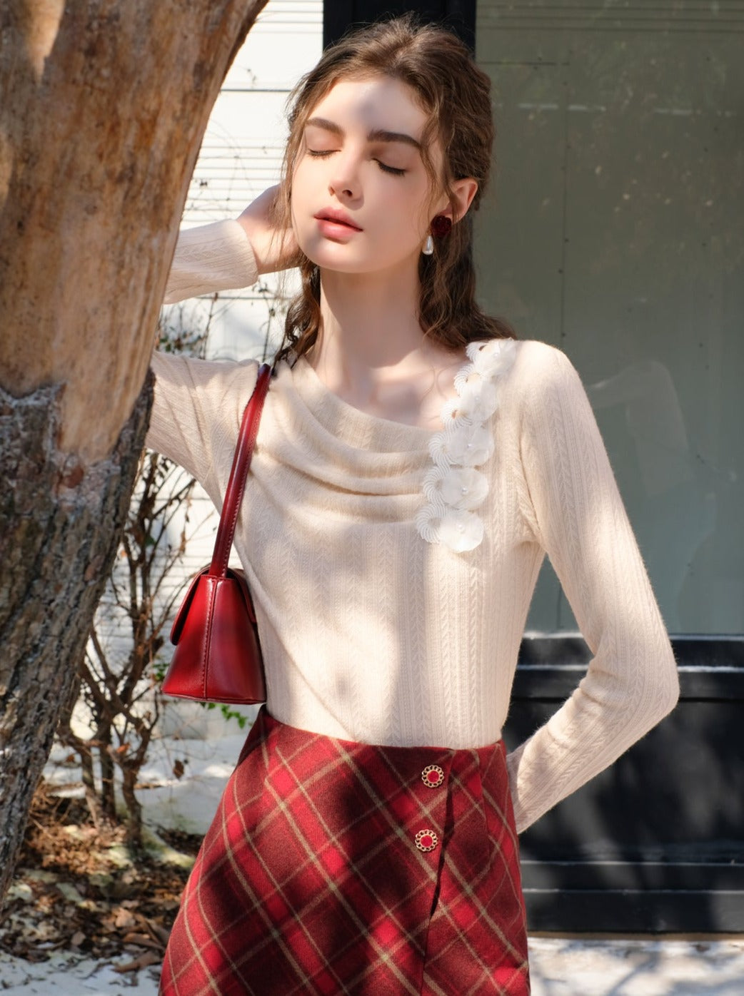 Queen Milk Sweet Tops Französisch Faul