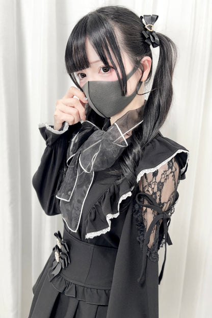 ブラウス 大きなリボン マイン