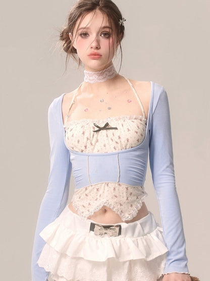 ブルートップス ツーシスター フェイクウエストピース