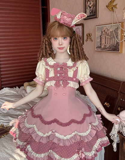 Ears Cake Daily + Rabbit Cherry Lolita Bunny Hat Dress
