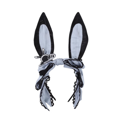 Gothic Lolita Clock Rabbit Card Game Dress Set