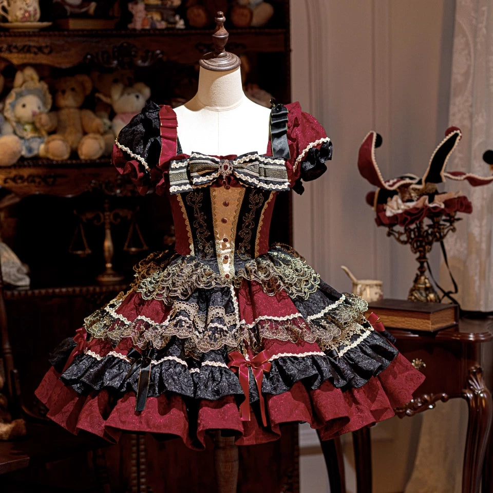 Queen of Hearts Dream Box Lolita JSK – Sweet Gothic Style