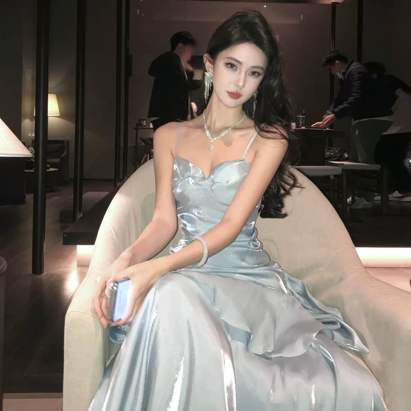 Moonlit Mermaid Gown – Elegant Princesscore Evening Dress