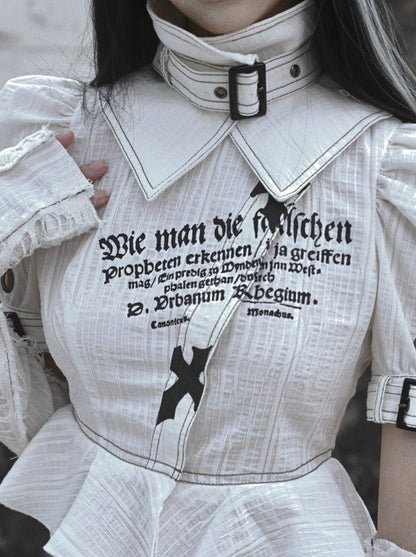 Oberteile Subkultur High Punk Farbe