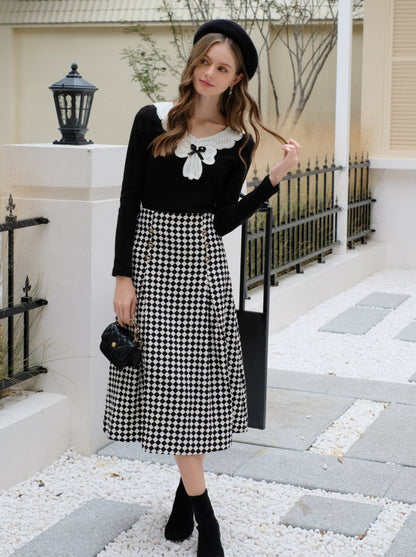 Design Spitzen-Diamantband + Top-Karorock