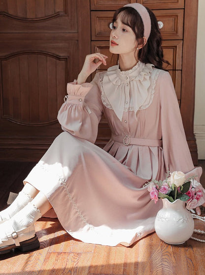 Prinzessinnenkleid Rosa Retro Lolita