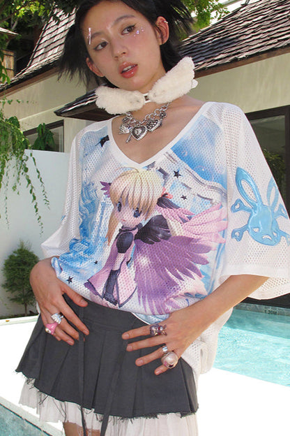 Wing Studded Angel Choker