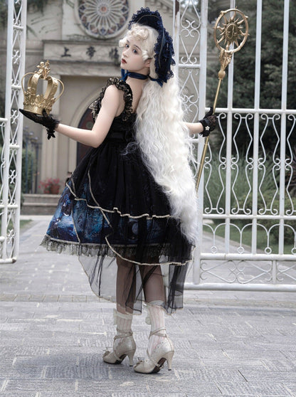 Gothic Lolita Dark Sass Skirt