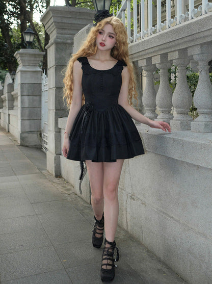 Bluse Spitze Weiß + Jacke Kleid Schwarz Schwarz Klassisches Kleid Gothic Und Nacht Rüschen Traveller