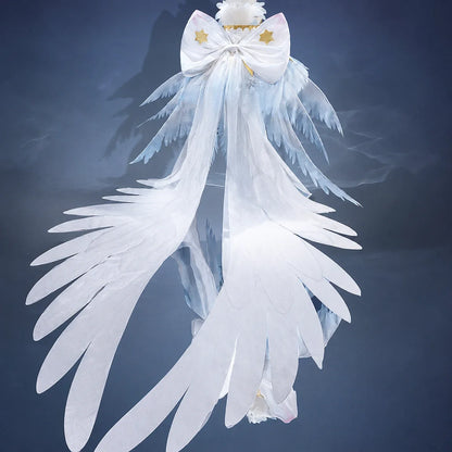 Sakura Snow Angel rear waist bow and long wing-shaped trailing panels