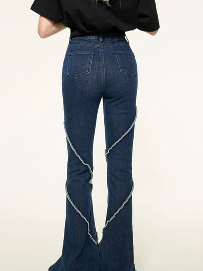 American Style Flared Slim Denim