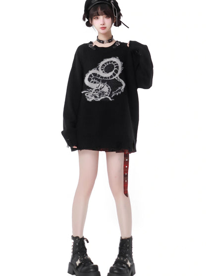 Dragon Check Plus Velvet Leather Jacket Suit