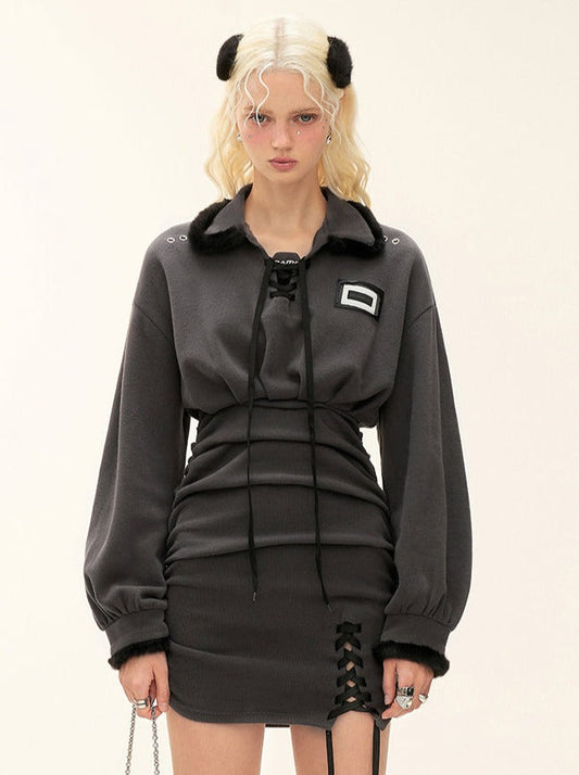 Hot Mod Style Girl Casual Slim Dress