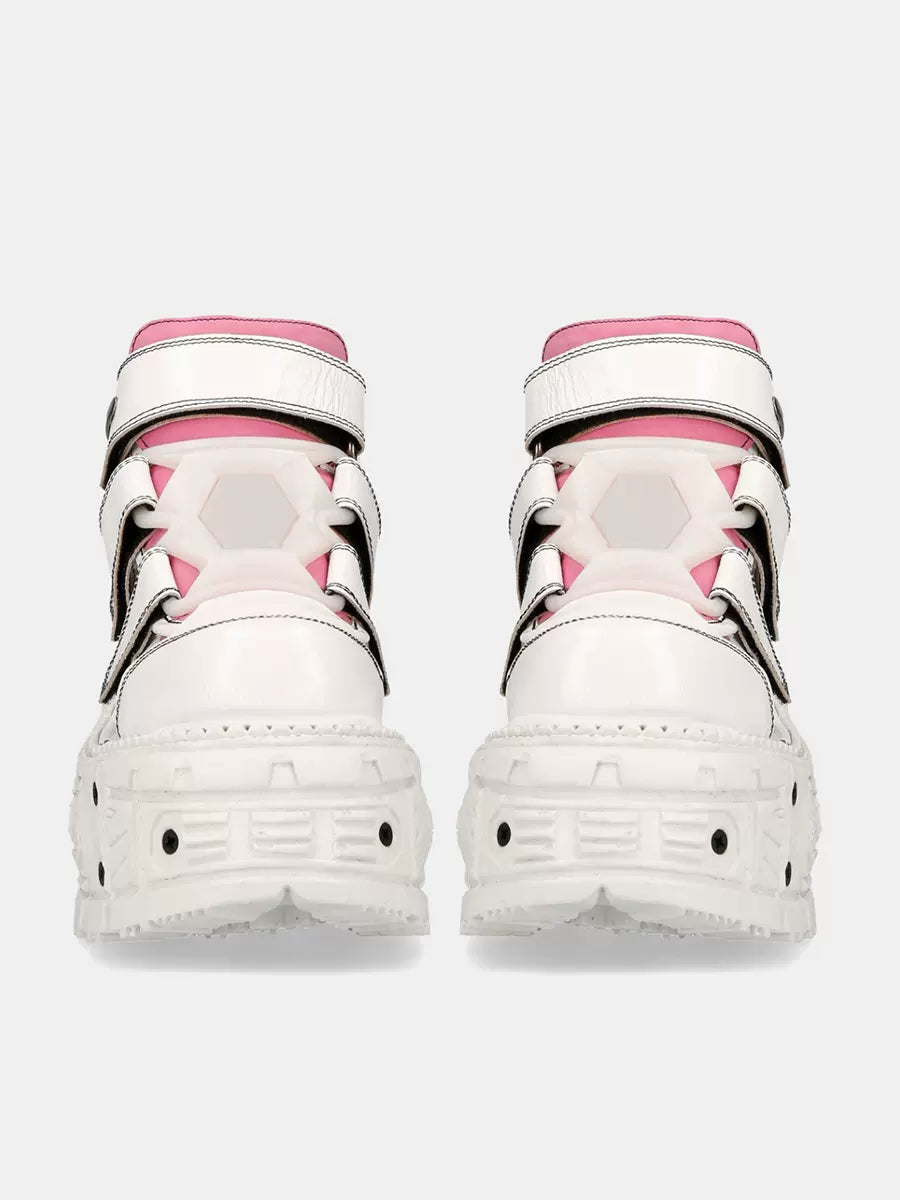 パンクスニーカー ストリート プラットフォーム ハイトップ