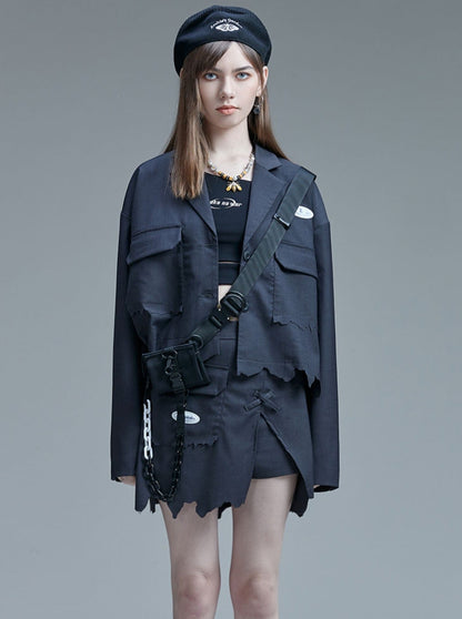 Dark Street Kurze Jacke Mode