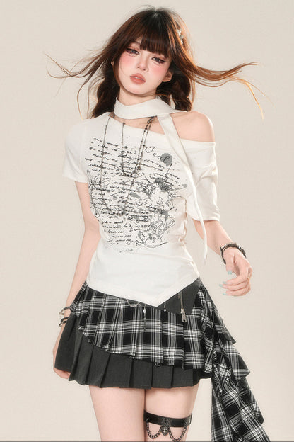 ショルダーベティ アシンメトリーワントップ