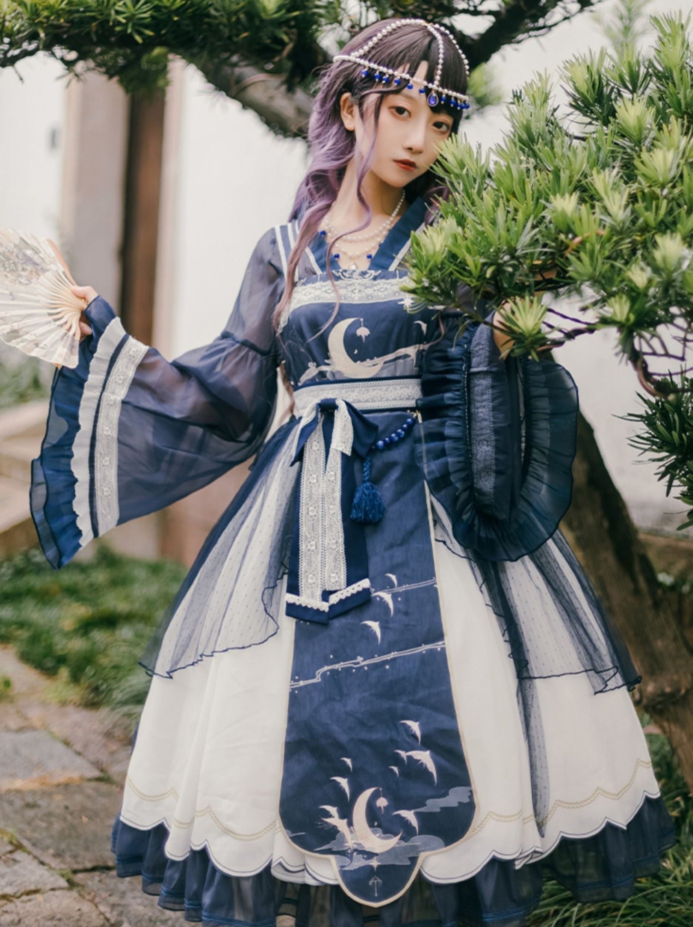 ロリータナイト三日月吊り下げドレスセット