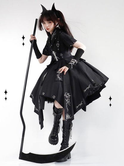Dress Misty Thorns Dark Lolita Elegant Black