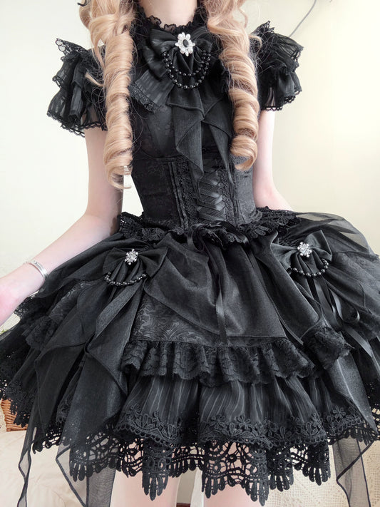 Twin Dream Ember Lolita Bustier JSK Boned Waist