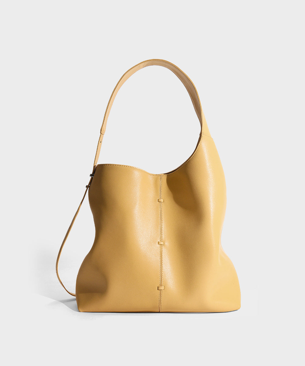 Design Große Kapazität Leder Blau Kalbsleder Schulter Original Tasche