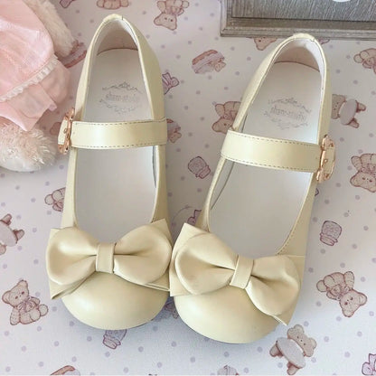 Elegant Princess Pink Leather Heel Shoes - 35-43