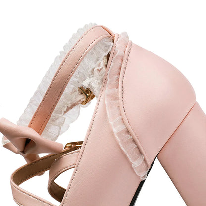 Sweet Mary Janes Strappy Ankle Shoes - 32-48