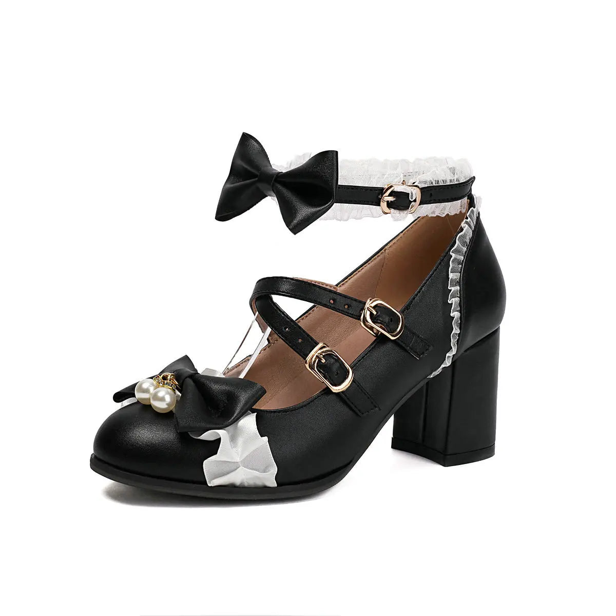 Sweet Mary Janes Strappy Ankle Shoes - 32-48