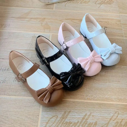 Elegant Princess Pink Leather Heel Shoes - 35-43