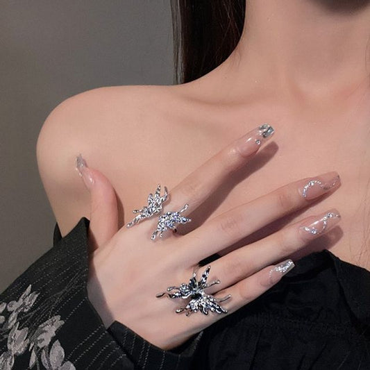 von / 2 Ring-Designs) Schmetterling (verschiedene Set