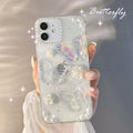 Butterfly Transparent Phone Case - Compatible with iPhone