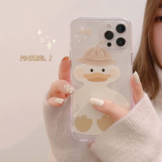 Duck Transparent Phone Case - Compatible with iPhone