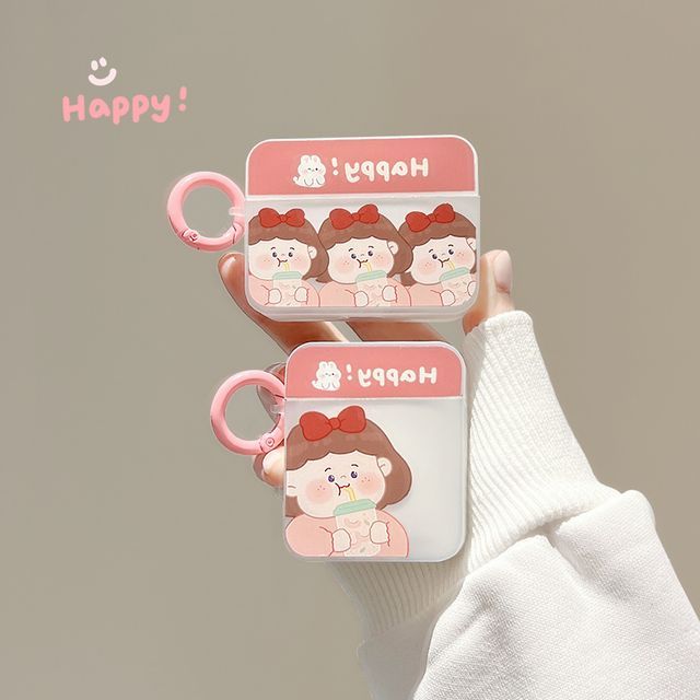 Cartoon Earphone Case Cover - Compatible with AirPods and AirPods Pro