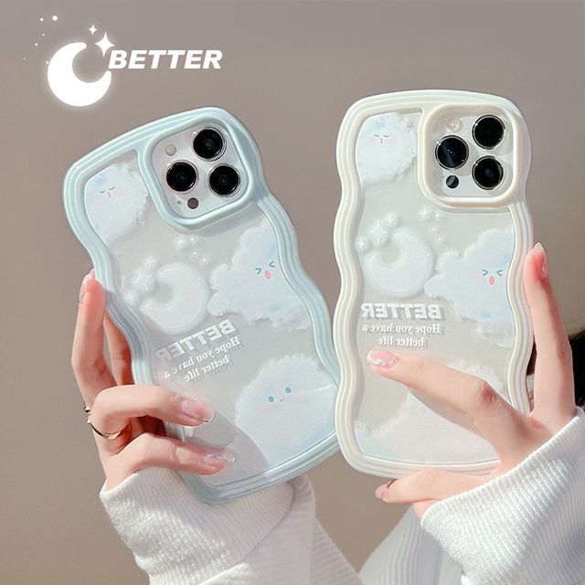 Cloud Transparent Phone Case - Compatible with iPhone