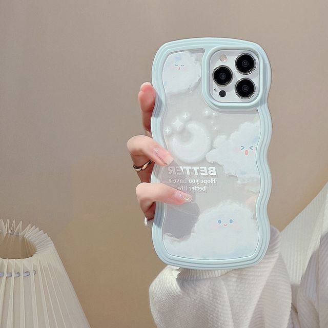 Cloud Transparent Phone Case - Compatible with iPhone