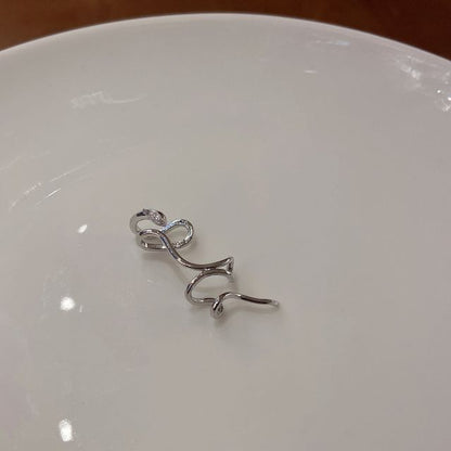 Manschettenohrring aus Schlangenlegierung