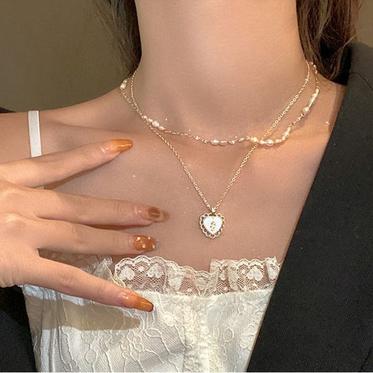 フェイクネックレス パールデザイン（各種）