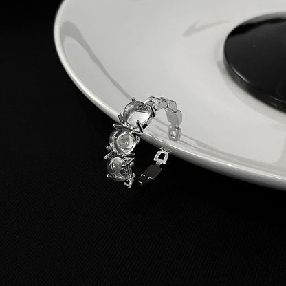 / Alloy (various Ring Open Moonstone Set designs)