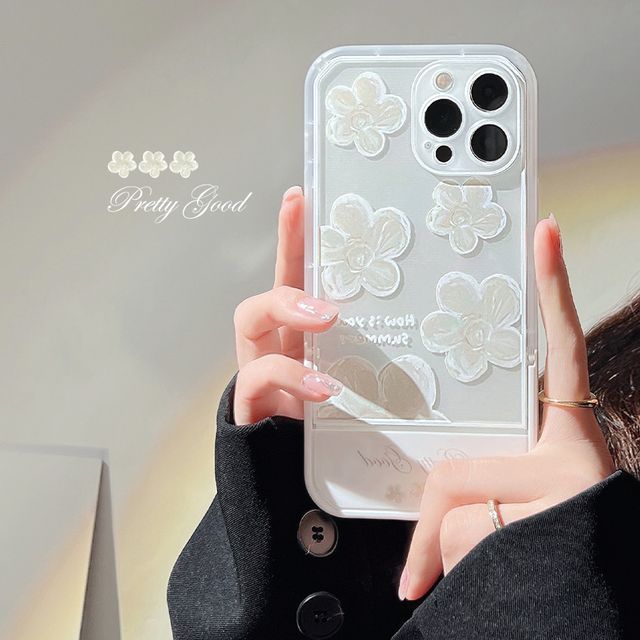 Case Stand Phone Floral