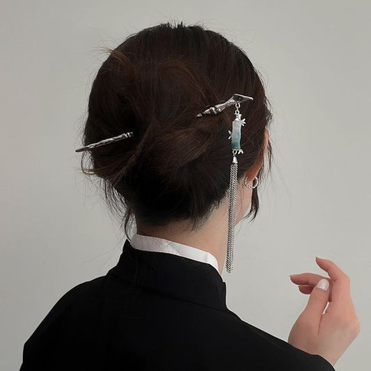 Haarfransen-Stabblume /