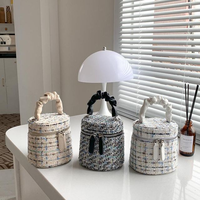 Tweed Bag Zip Crossbody