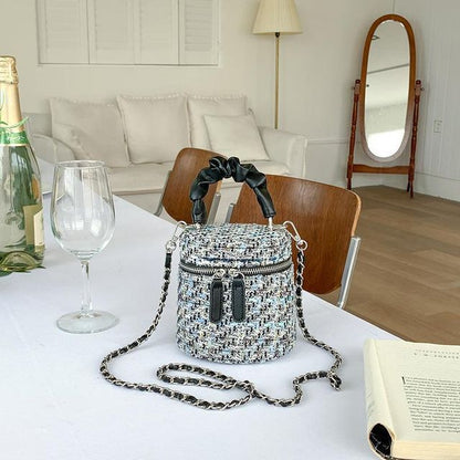 Tweed Bag Zip Crossbody