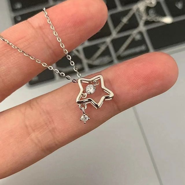 Alloy Star Choker Pendant