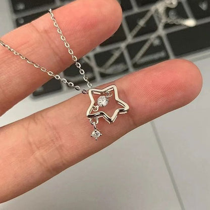 Alloy Star Choker Pendant