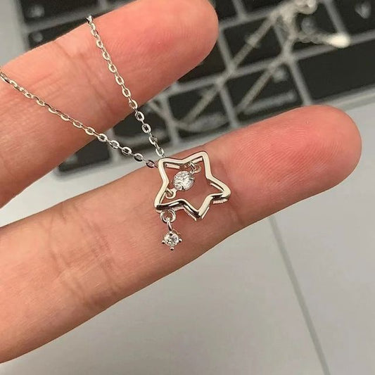 Alloy Star Choker Pendant